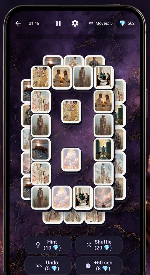 Arcana Mahjong screenshot