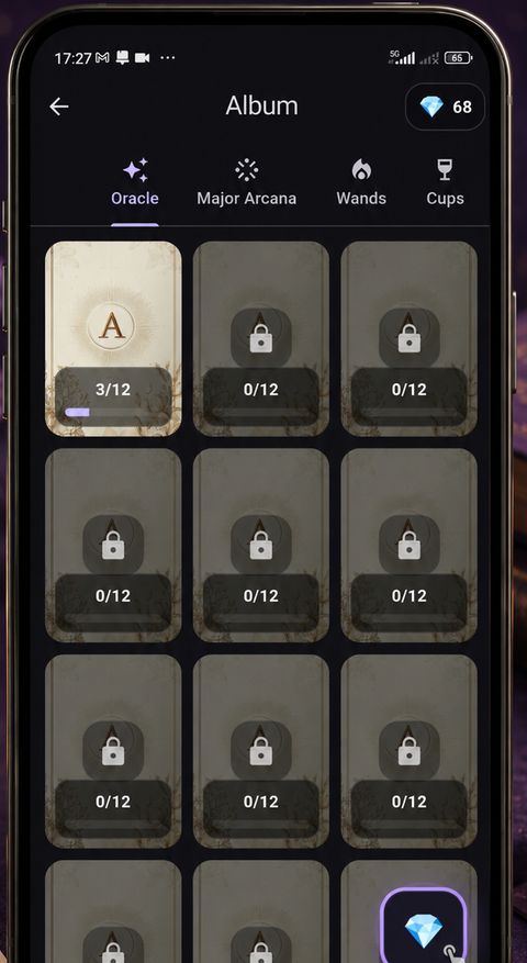 Collect Arcana Cards